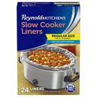 24 ct. Reynolds Kitchens Slow Cooker Liners Bags Regular Size 3-8 Quart BPA Free