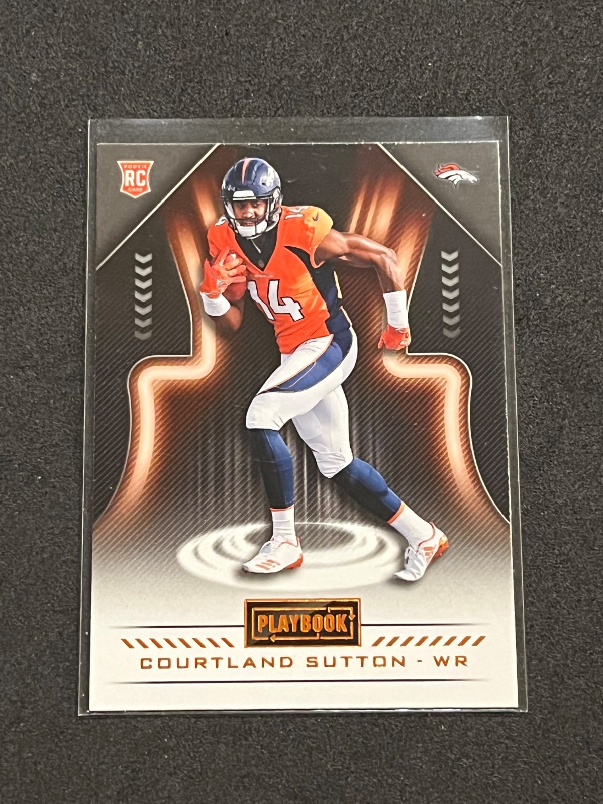 2018 Panini Playbook Football Courtland Sutton Rookie Orange #129 - Broncos