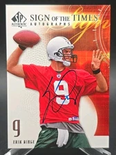 2008 SP Authentic Sign of the Times Erik Ainge #SOT-EA Rookie Auto Card RC