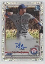 2020 Bowman Chrome Prospects Speckle Refractor 273/299 Diosbel Arias Auto 0w47