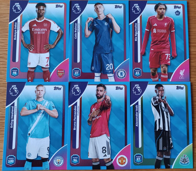 Topps Premier League 2026 25/26 Blue Parallel Cards #1 - #357
