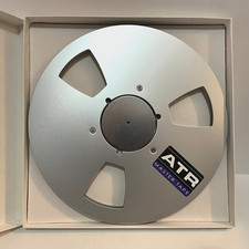 ATR Master Tape 10.5" Metal 1/4" Reel To Reel Empty Spool With ATR Box