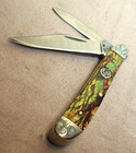 1989~CASE XX USA~MINT UNUSED~CT220 SS CHRISTMAS TREE LTD. ED. #184 PEANUT KNIFE — photo 1