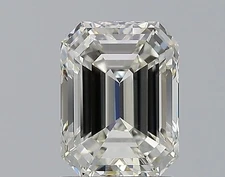 Cert. AGI 1.70 CT Emerald Cut Natural Mined Diamond Loose G color VVS1 clarity