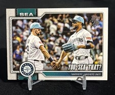 2026 Topps 75 Series 1 You 'Sea' That? #168 Julio R./Cal R. Seattle Mariners