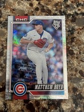 2026 Topps Series 1 Celebration Matthew Boyd #51 Opening Day Foil Cubs