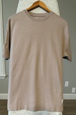 Public Supply Oversized Taupe Cotton Spandex Men's T-Shirt S EUC