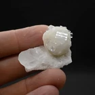 Apophyllite on gyrolite (non precious natural stone) # 4581