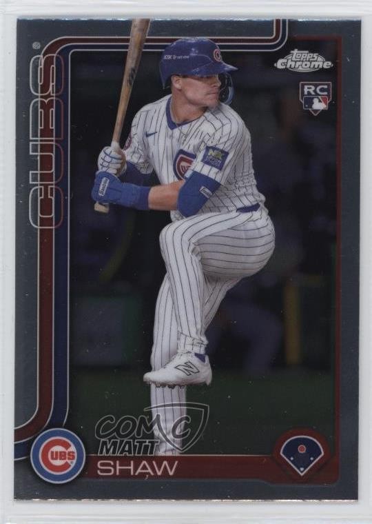 2025 Topps Chrome Matt Shaw #219 1h9w