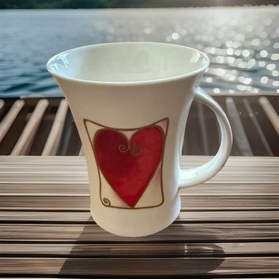 Dunoon Fine Bone China Mug - Juliet by Caroline Bessey - Romantic Love Hearts