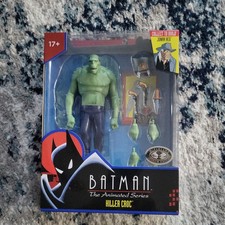 McFarlane Toys Batman The Animated Series Killer Croc Jonah Hex PLATINUM  SEALED