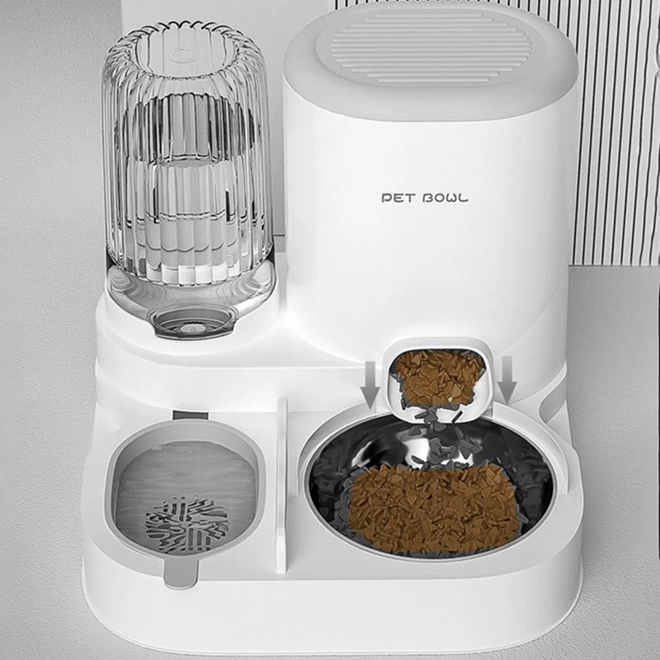 Automatischer Futterspender für Haustiere, 2-in-1, Futterbehälter für Hunde2808 - Bild 3 von 4