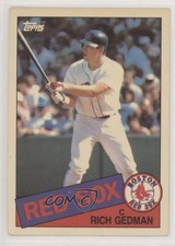 1985 Topps Collector's Edition Tiffany Rich Gedman #529 0b5