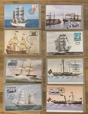 70 Maximumkarten Schiffe Seefahrt Segelschiffe Gorch Fock Ersttagsstempel