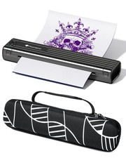 TP83 Wireless Tattoo Stencil Printer, Thermal Tattoo Machine with Storage Cas...