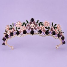 Wedding Bridal CZ Crystal Tiara