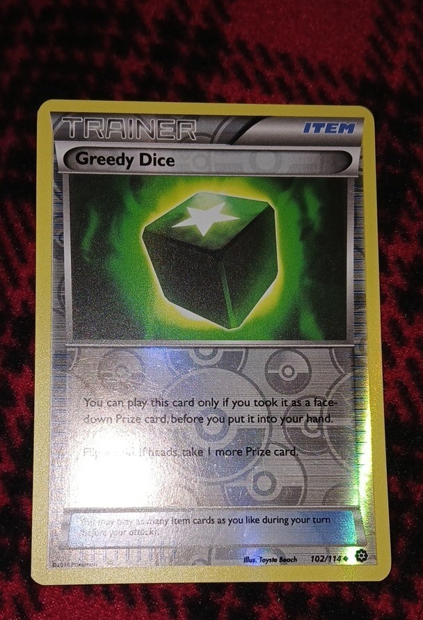 Greedy Dice 102/114 XY - Steam Siege Reverse Holo