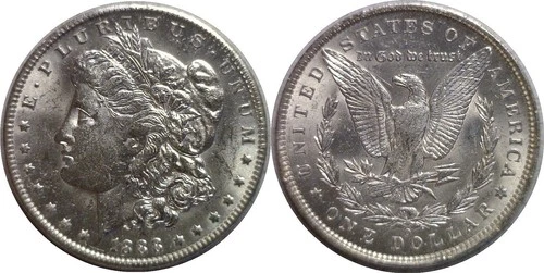 1888-O $1 Morgan Silver Dollar AU