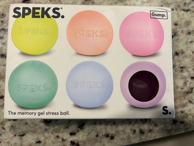SPEKS Gump Gel-Filled Squeeze Ball Set 6-Pack Multicolor 