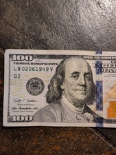FEBRUARY 6th 1949 Birthday Anniversary Date One Hundred Dollar Bill Series 2009A