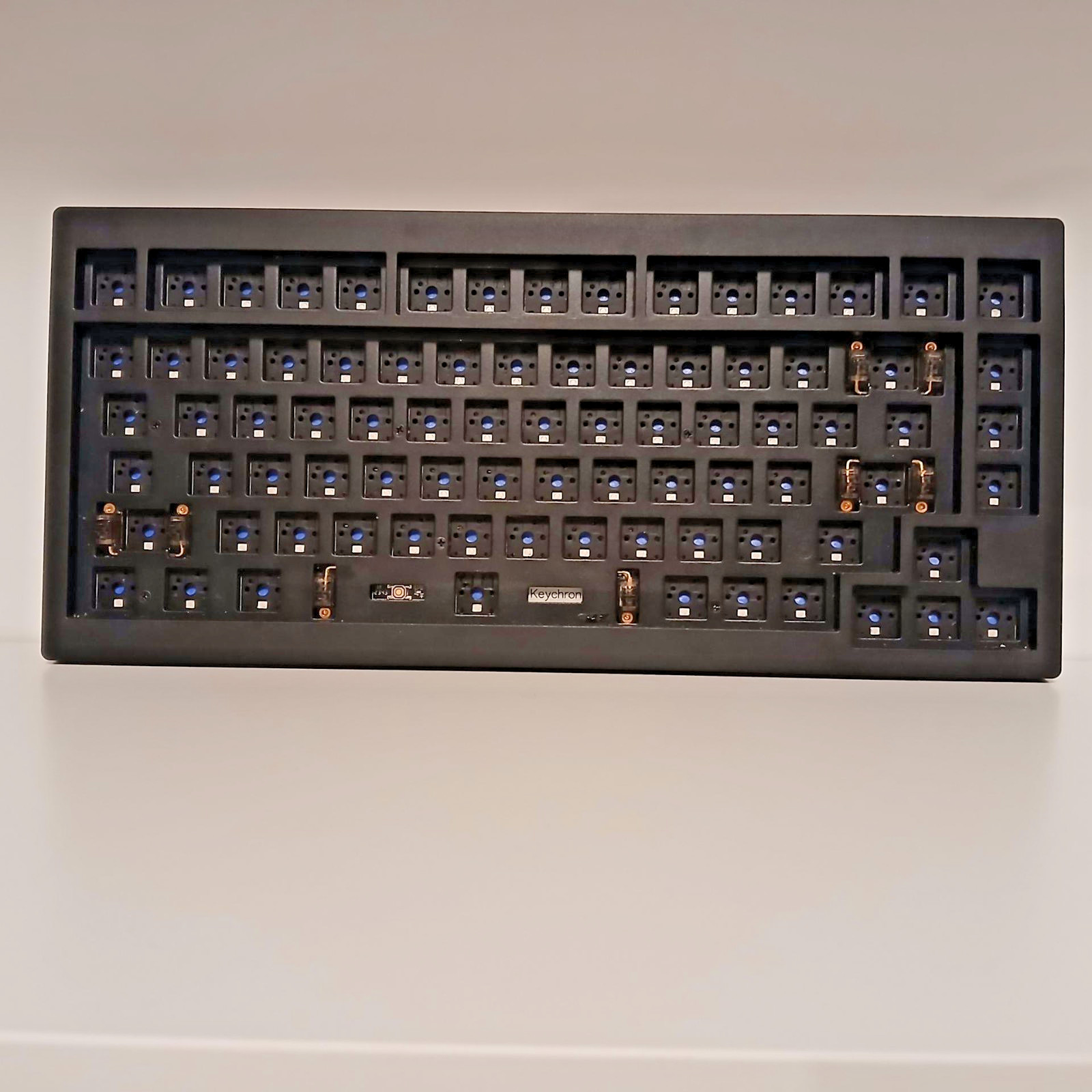 Keychron V1 - Custom Silent Mod Barebones Wired Mechanical Keyboard (75% Layout)