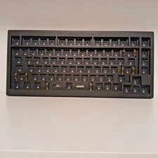Keychron V1 - Custom Silent Mod Barebones Wired Mechanical Keyboard (75% Layout)