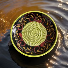 Spanish Ceramic Garlic Grater Plate Hand Pain...