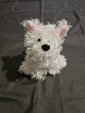 Webkinz White Terrier W No Code Plush Dog Stu...
