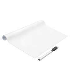 Whiteboard Sticker for Wall 23.6" x 78.8" Dry Erase Board Wallpaper Peel and ...