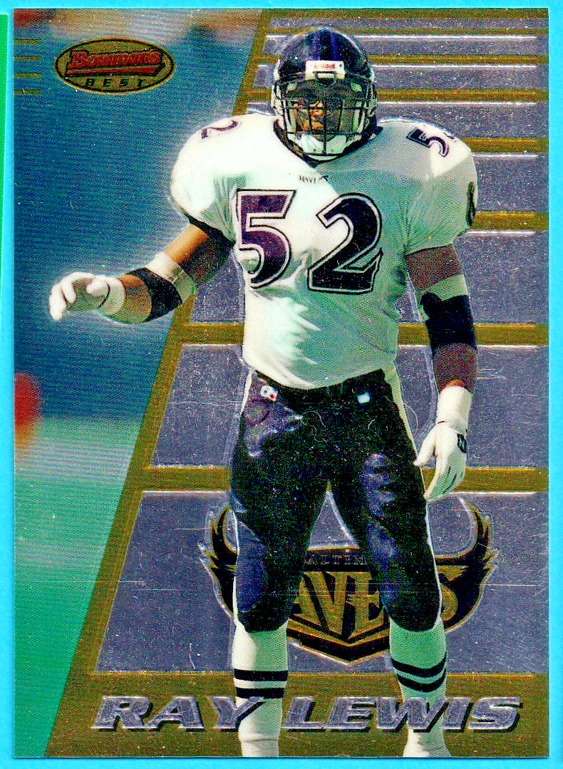 1996 Bowmans Best RAY LEWIS RC!!! HOF Ravens