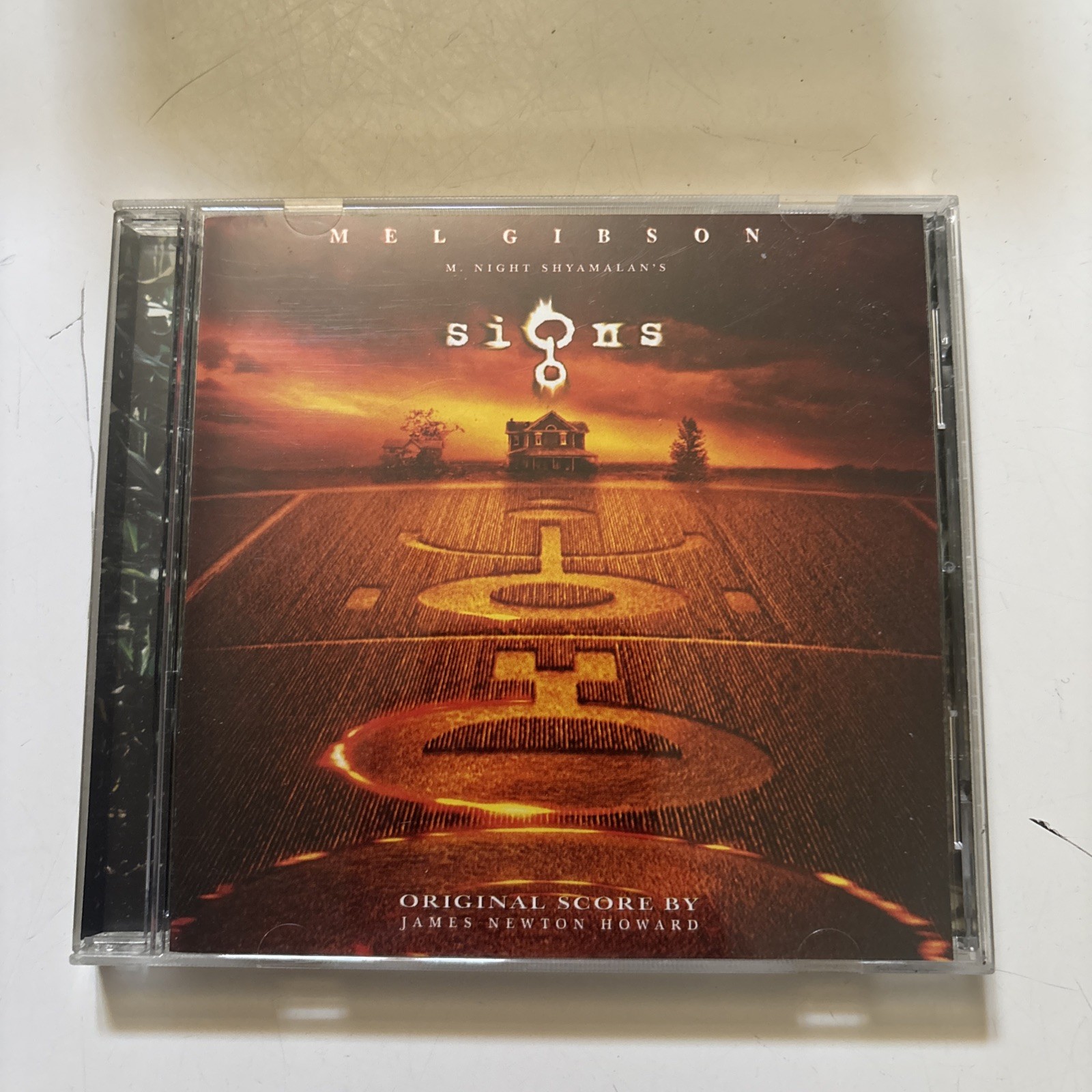 SIGNS 2002 ORIGINAL SOUNDTRACK SCORE CD JAMES NEWTON HOWARD OOP HOLLYWOOD PRINT