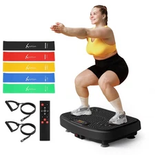 SoftGym Vibration Plate Exercise Machine for Lymphatic Drainage,Power Vibrate...