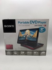 Sony DVP-FX930 Portable DVD Player 9" Color Red Tested Missing Manuals.