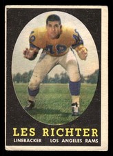 1958 Topps #105 Les Richter VG VG+