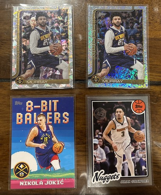 #ad #ad Denver Nuggets Card Lot Jokic Jamal Murray and More 25 26 Topps NBA $2.70