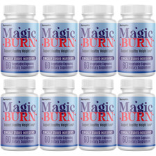 Magic Burn Weight Loss Support Formula, (8 Bottles) Genuine Fat Loss Supplement