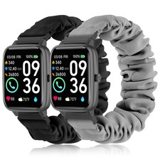 Sunnyson 22mm Bands for Veryfit IDW13/IDW16/IDW19/IDW26/IDW28 Smartwatch 2-Pack
