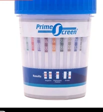25 Pack Prime Screen-12 Panel Multi Drug Urine Test Compact Cup (S2)