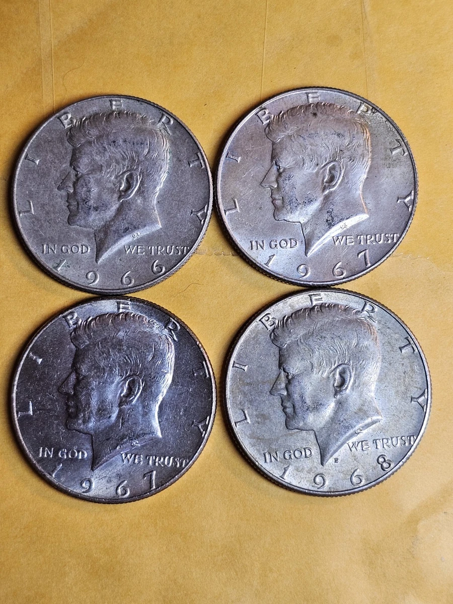 レア 1966年コレクション 1966 Silver US Kennedy Half Dollars 1964-Now for sale | eBay