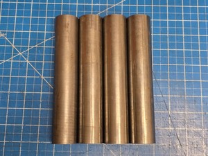416 Stainless Steel Round Bar 1.5" Diameter 7-5/8" Length (4) Bars 416SS