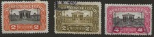 Austria 1919. Parliament Building, Vienna. Partial set. 