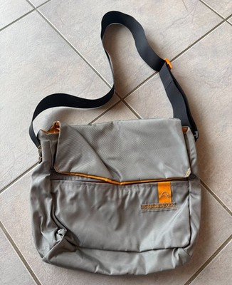 Mandarina Duck Umhängetasche Messenger Bag grau orange 37x32x6 cm