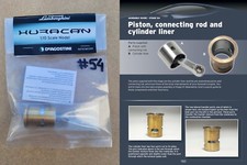 1/10 Deagostini Build Lamborghini HURACAN Car STAGE 54 Piston & Cylinder Liner