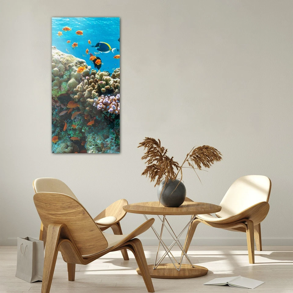 Glasbilder Wandbild XXL Unterwasser Marine korallenriff tropisch Fische 60x120 - Bild 3 von 4