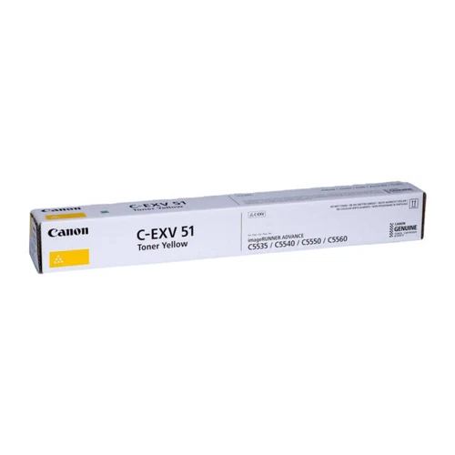 Canon C-EXV Cartouche de Torner - Jaune (0484C002)
