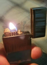 Petrol Lighter Scripto Style silver