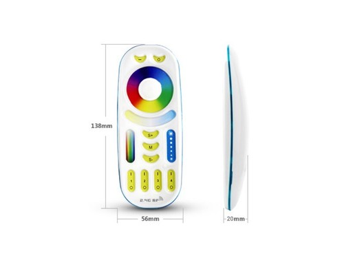 MiBoxer MiLight 1-4 Zonen Funk Fernbedienung FUT092 RGB+CCT LED Steuerung Touch - Picture 3 of 5