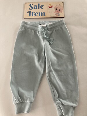 SALE ITEM 🌈 Mint Green Jogger Bottoms H M Baby Boys Clothing 6-9 Months  UK