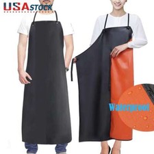 Heavy Duty Waterproof Kitchen Apron Oil Resistant Industrial Apron Dishwashing