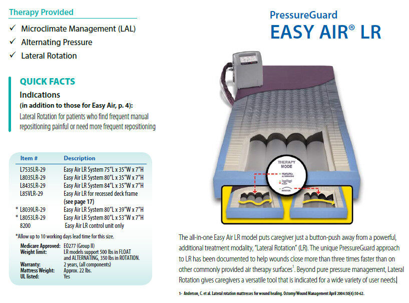 l8435lr-29 easy air lr mattress